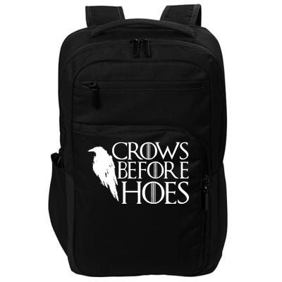 Funny Crows Before Hoes Impact Tech Backpack