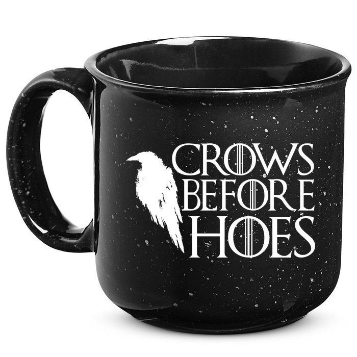 Funny Crows Before Hoes 15oz Campfire Ceramic Mug