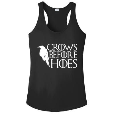 Funny Crows Before Hoes Ladies PosiCharge Competitor Racerback Tank