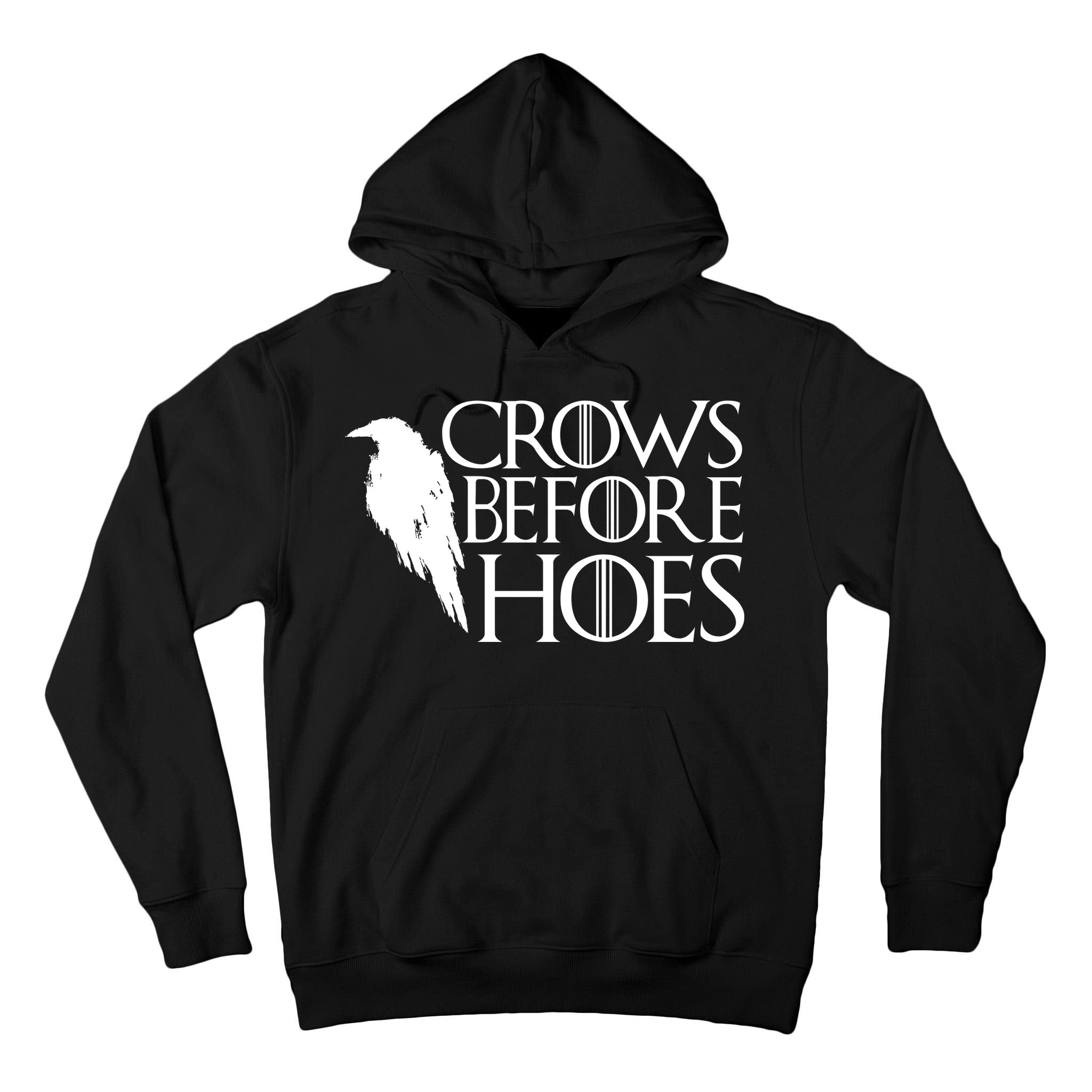 Funny Crows Before Hoes Tall Hoodie