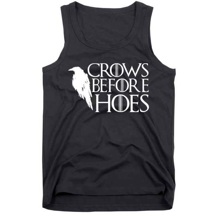 Funny Crows Before Hoes Tank Top