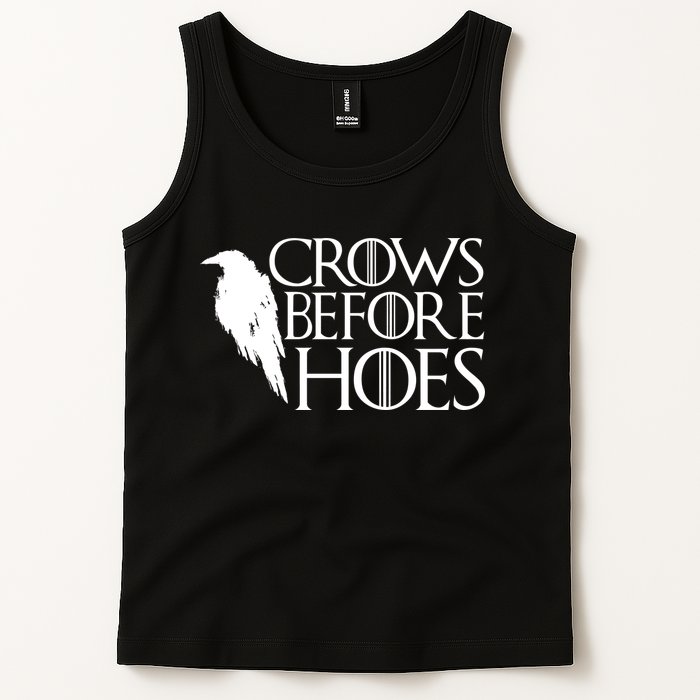 Funny Crows Before Hoes Tank Top