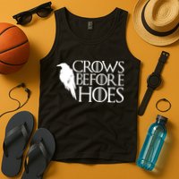 Funny Crows Before Hoes Tank Top