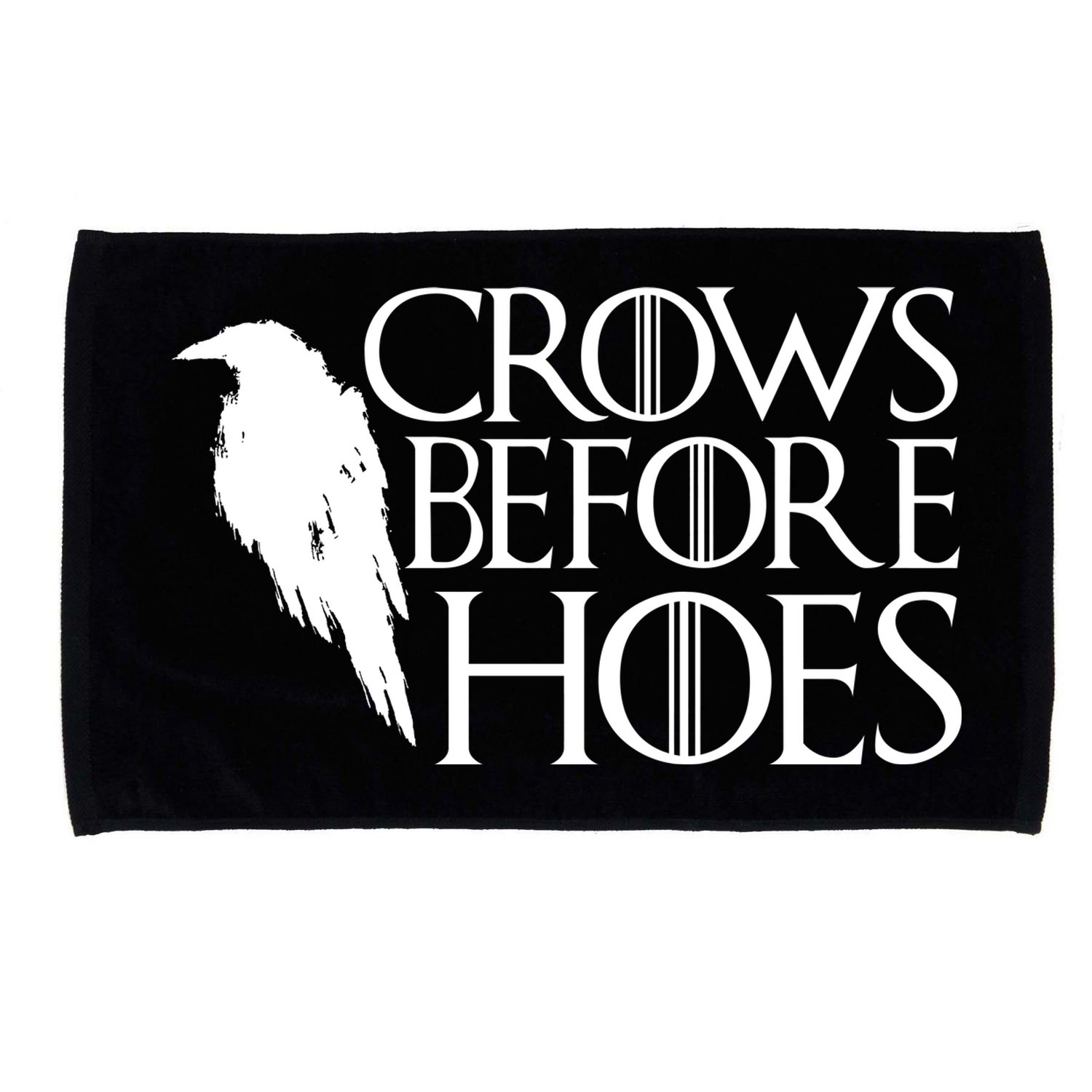 Funny Crows Before Hoes Microfiber Hand Towel