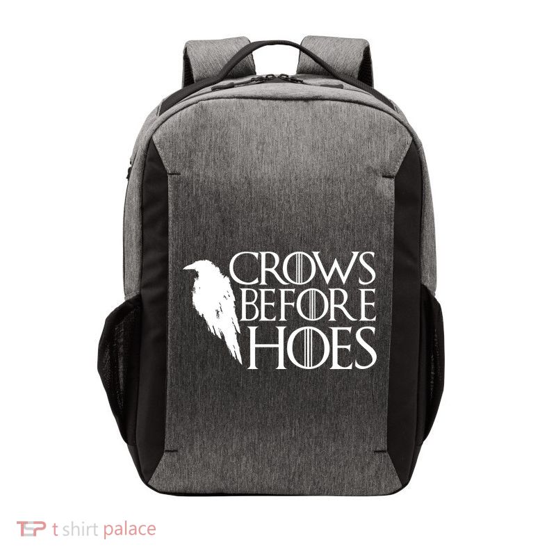 Funny Crows Before Hoes Vector Backpack