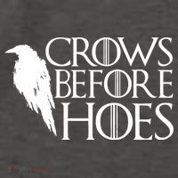 Funny Crows Before Hoes Vector Backpack