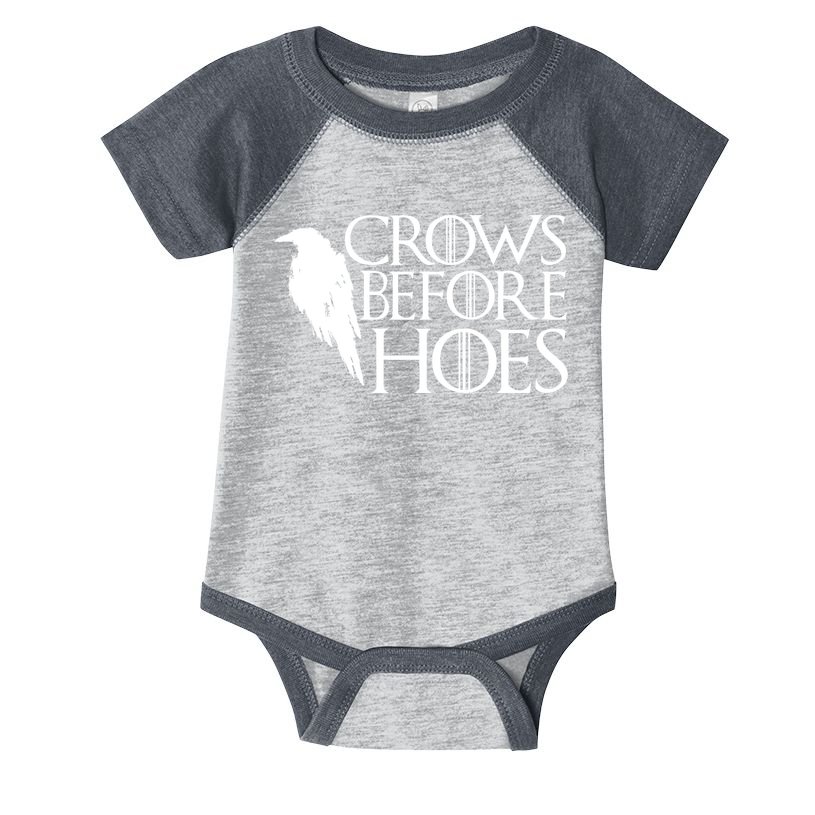Funny Crows Before Hoes Infant Baby Jersey Bodysuit