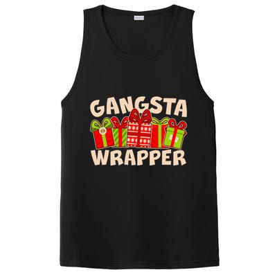 Funny Cute Christmas Gangsta Wrapper PosiCharge Competitor Tank
