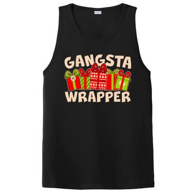 Funny Cute Christmas Gangsta Wrapper PosiCharge Competitor Tank