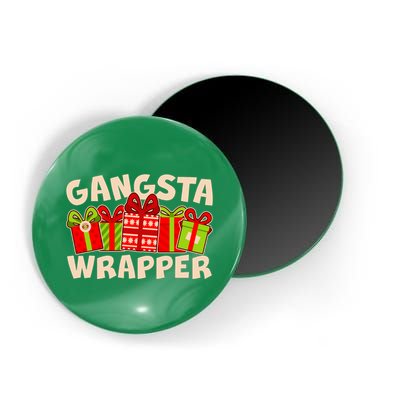 Funny Cute Christmas Gangsta Wrapper Magnet
