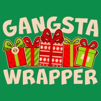 Funny Cute Christmas Gangsta Wrapper Magnet