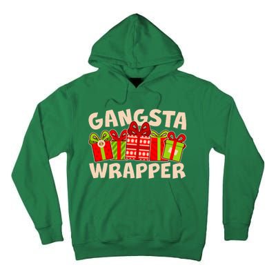 Funny Cute Christmas Gangsta Wrapper Tall Hoodie