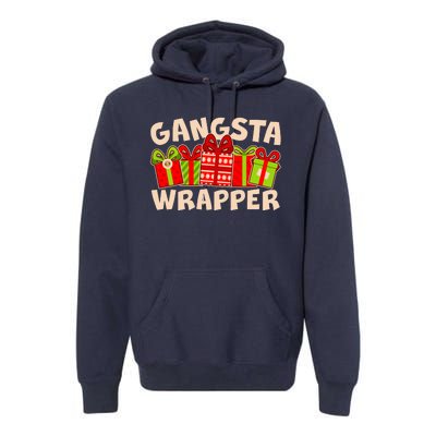 Funny Cute Christmas Gangsta Wrapper Premium Hoodie