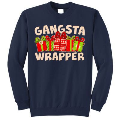 Funny Cute Christmas Gangsta Wrapper Tall Sweatshirt