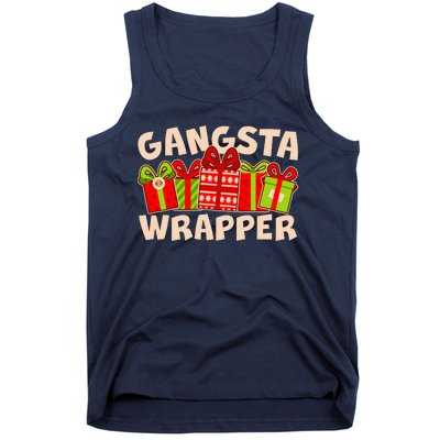 Funny Cute Christmas Gangsta Wrapper Tank Top