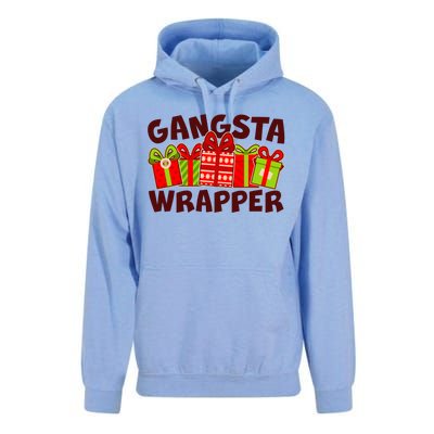 Funny Cute Christmas Gangsta Wrapper Unisex Surf Hoodie