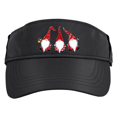 Funny Cute Christmas Gnomes Adult Drive Performance Visor