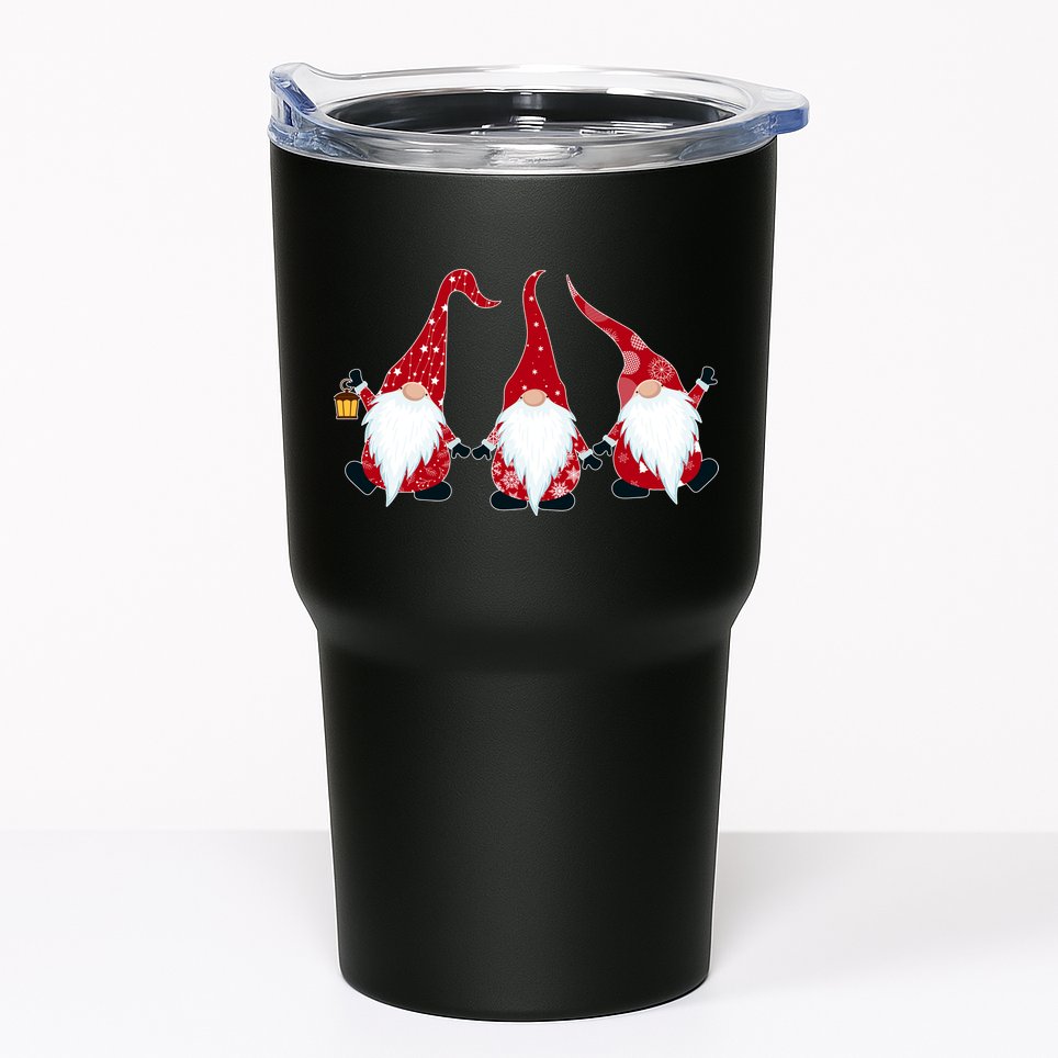 Funny Cute Christmas Gnomes Tumbler