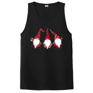 Funny Cute Christmas Gnomes PosiCharge Competitor Tank