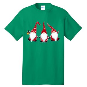 Funny Cute Christmas Gnomes Tall T-Shirt