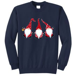 Funny Cute Christmas Gnomes Tall Sweatshirt