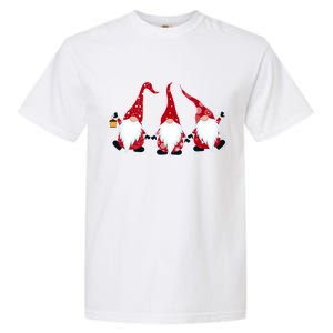 Funny Cute Christmas Gnomes Garment-Dyed Heavyweight T-Shirt