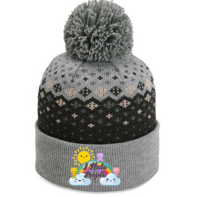 Funny Cute I Hate People  The Baniff Cuffed Pom Beanie