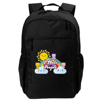 Funny Cute I Hate People  Backpack