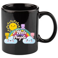 Funny Cute I Hate People  11oz C Handle Ceramic Mug