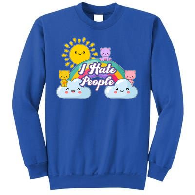 Funny Cute I Hate People  Sweatshirt