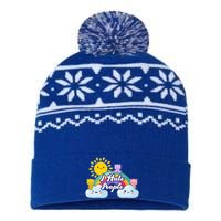 Funny Cute I Hate People  USA-Made Snowflake Beanie