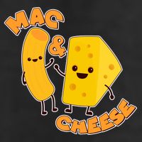 Funny Cute Mac & Cheese 7 Panel Mesh Trucker Snapback Hat