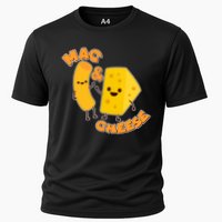 Funny Cute Mac & Cheese Cooling Performance Crew T-Shirt