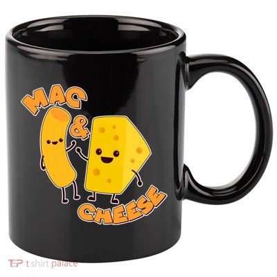 Funny Cute Mac & Cheese 11oz C Handle Ceramic Mug