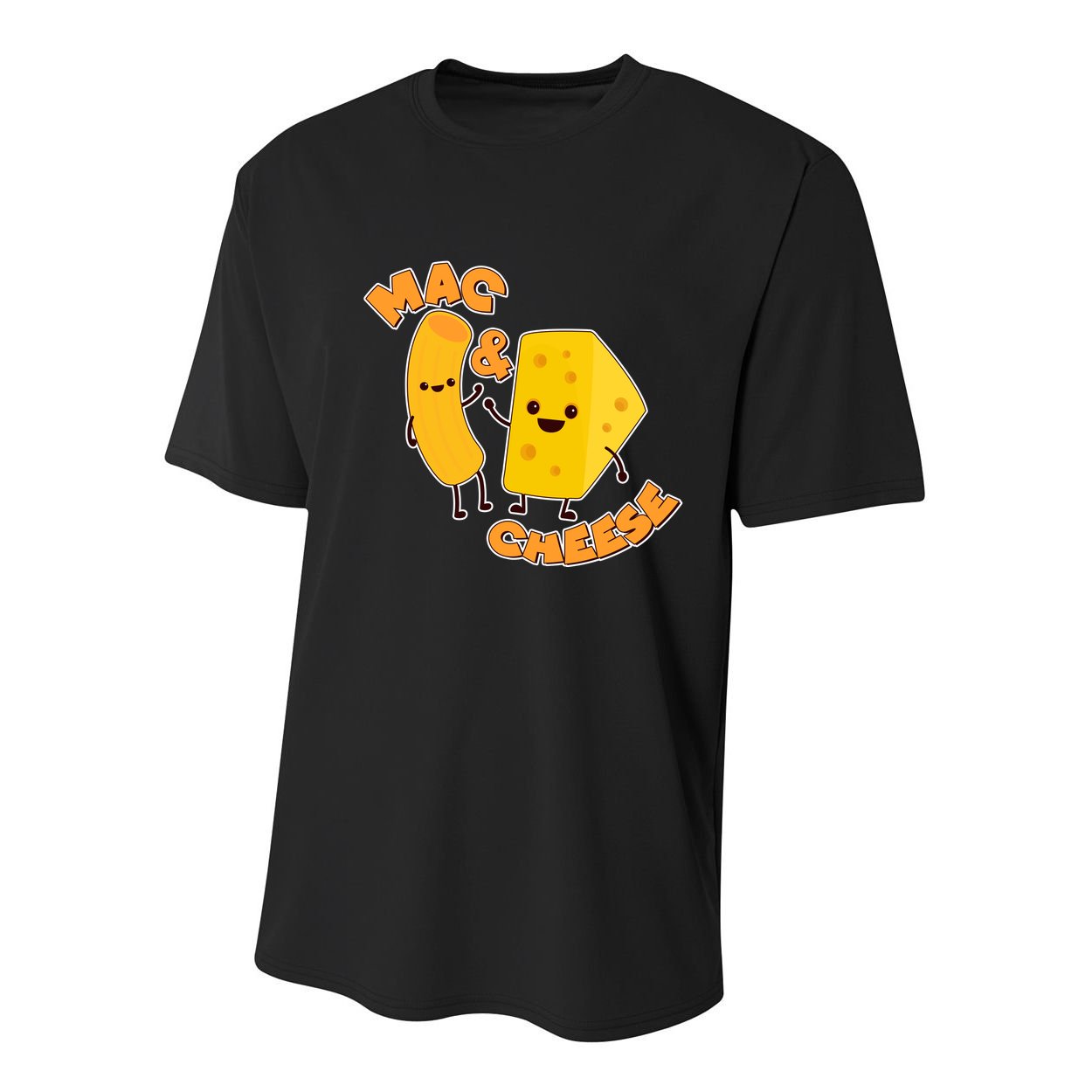Funny Cute Mac & Cheese Youth Performance Sprint T-Shirt