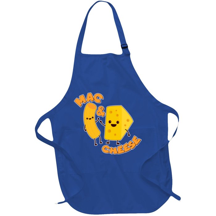 Funny Cute Mac & Cheese Full-Length Apron With Pockets