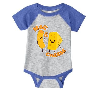 Funny Cute Mac & Cheese Infant Baby Jersey Bodysuit