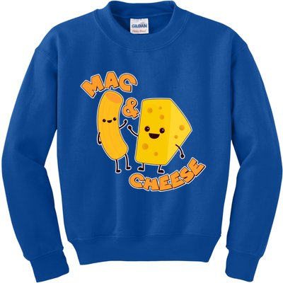 Funny Cute Mac & Cheese Kids Sweatshirt