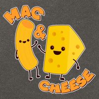 Funny Cute Mac & Cheese Cotton Canvas Backpack