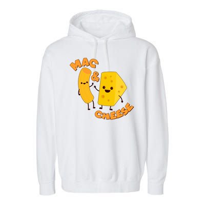 Funny Cute Mac & Cheese Garment-Dyed Fleece Hoodie