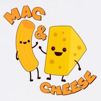 Funny Cute Mac & Cheese Garment-Dyed Sweatshirt