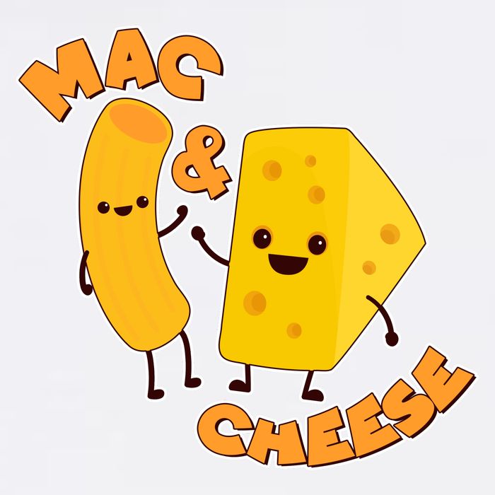 Funny Cute Mac & Cheese Garment-Dyed Sweatshirt