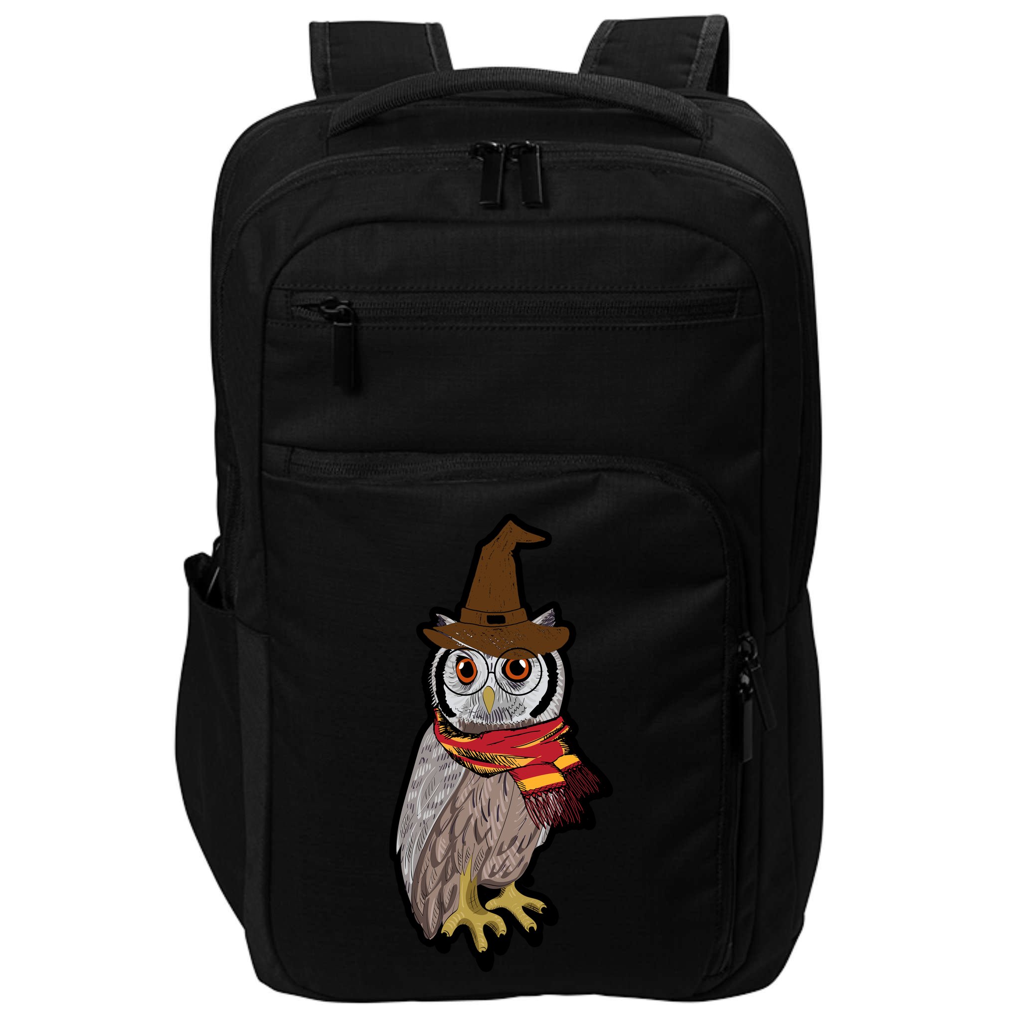 Funny Cute Owl Halloween Impact Tech Backpack