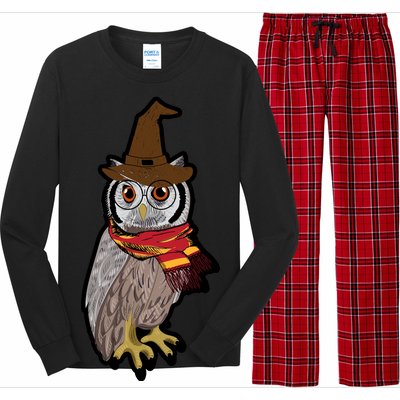 Funny Cute Owl Halloween Long Sleeve Pajama Set