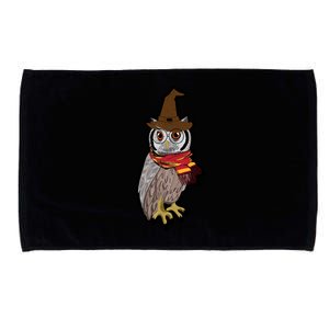 Funny Cute Owl Halloween Microfiber Hand Towel