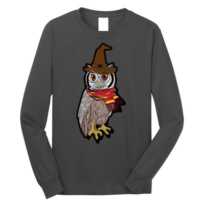 Funny Cute Owl Halloween Long Sleeve Shirt