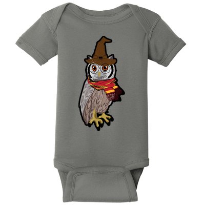 Funny Cute Owl Halloween Baby Bodysuit