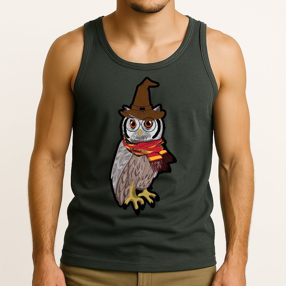 Funny Cute Owl Halloween Tank Top