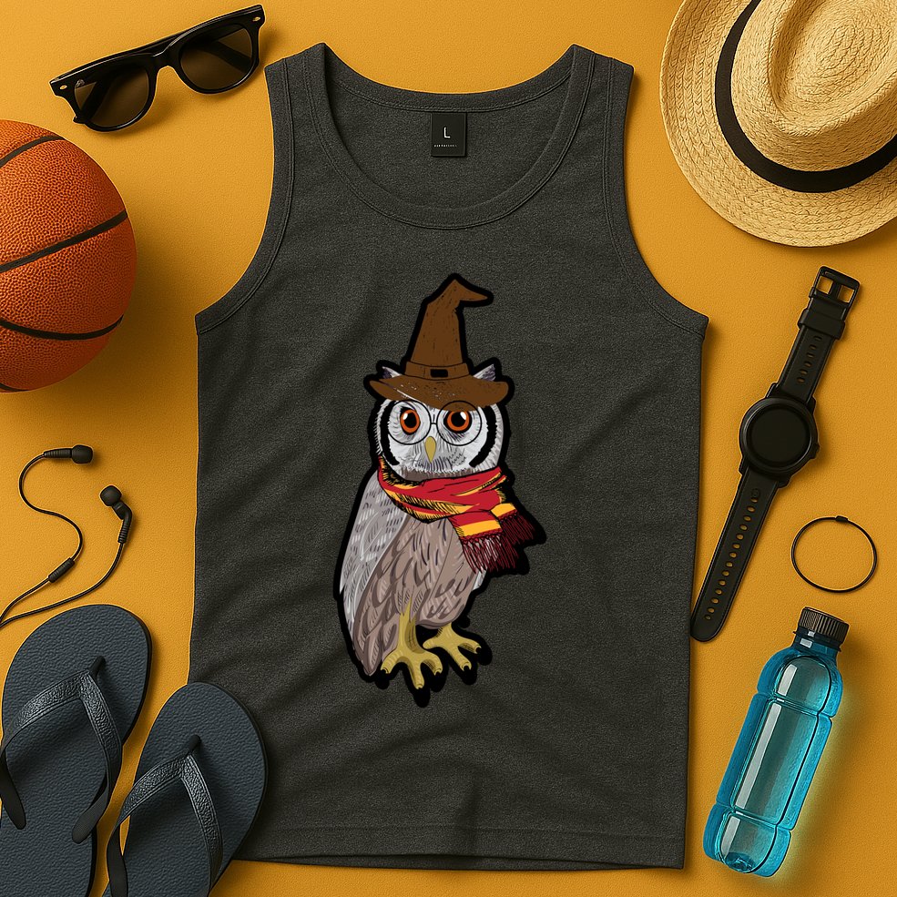 Funny Cute Owl Halloween Tank Top