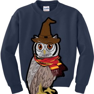 Funny Cute Owl Halloween Kids Sweatshirt